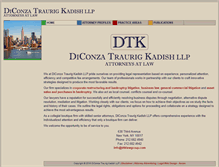 Tablet Screenshot of dtklawgroup.com